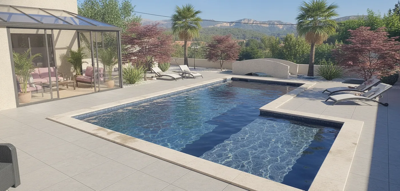 Simulation piscine Provence-Alpes-Côte d'Azur — après